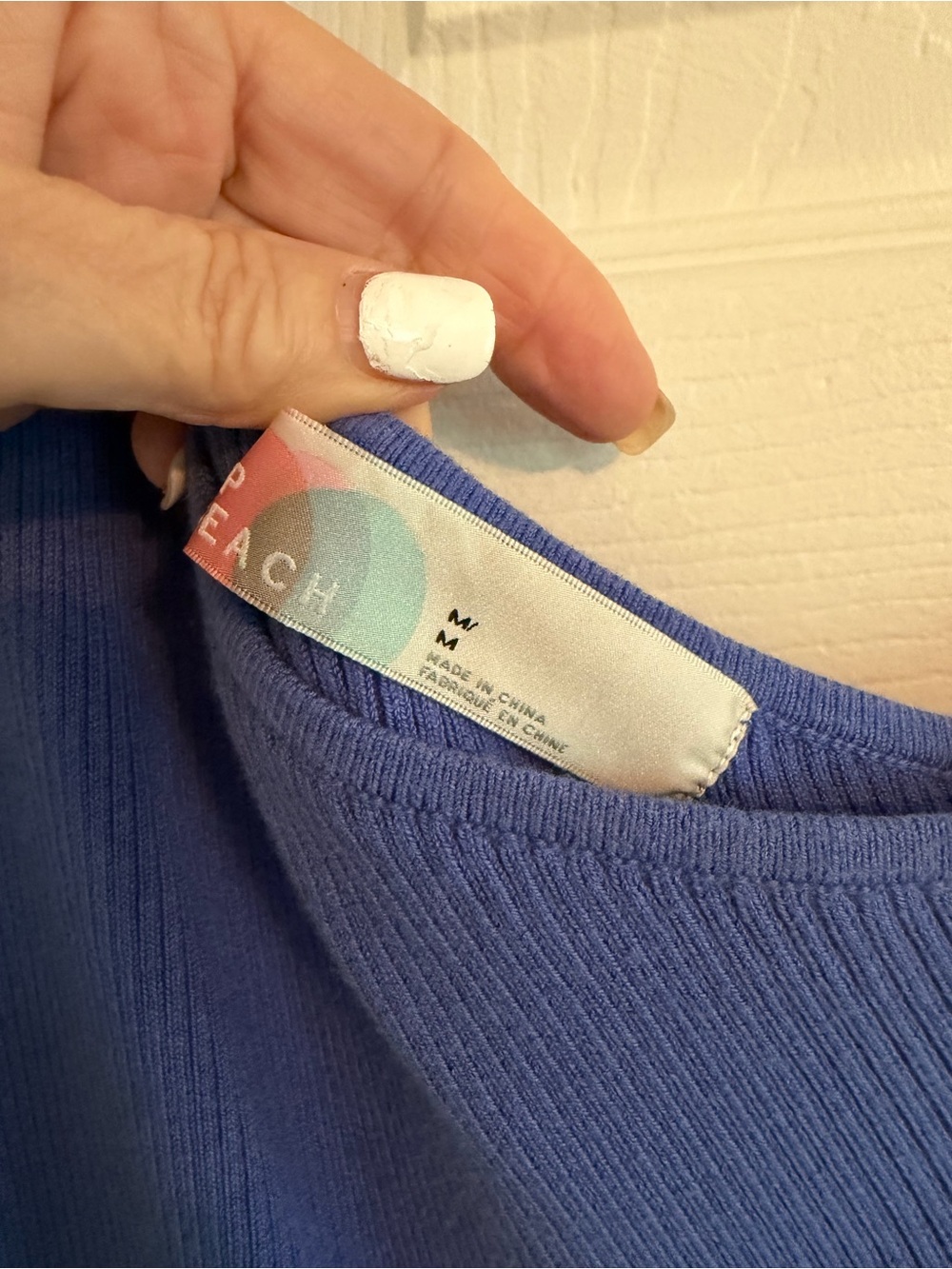We The Free Ribbed Jumpsuit - Periwinkle Blue
